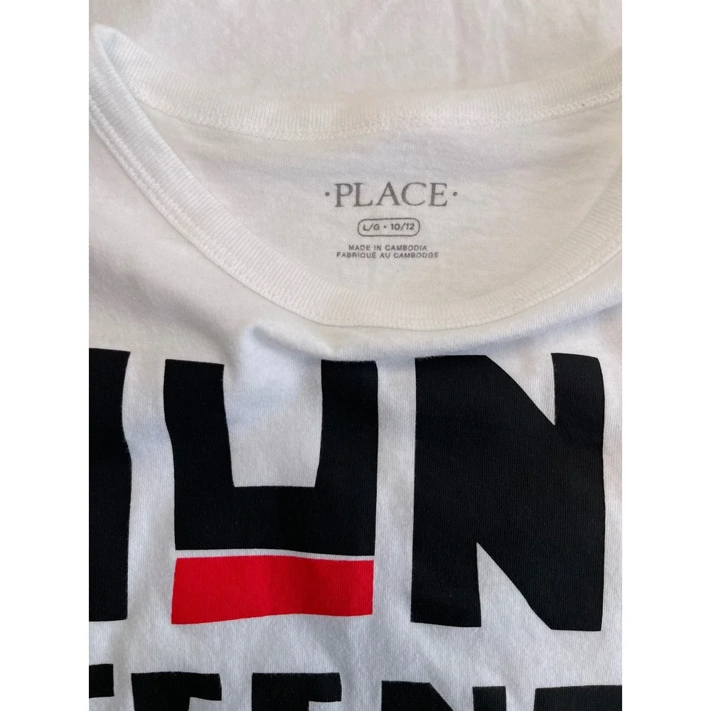 The‎ Childrens Place Kids Juneteenth 1865 Graphic Tee White Size L 10/12